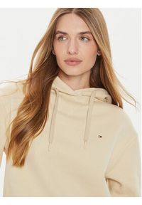 TOMMY HILFIGER - Tommy Hilfiger Bluza WW0WW41245 Beżowy Relaxed Fit. Kolor: beżowy. Materiał: syntetyk #5