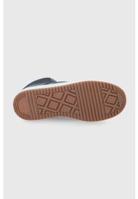 Levi's® - Levi's Buty dziecięce kolor granatowy. Okazja: na spotkanie biznesowe. Nosek buta: okrągły. Zapięcie: sznurówki. Kolor: niebieski. Materiał: guma. Styl: biznesowy #4