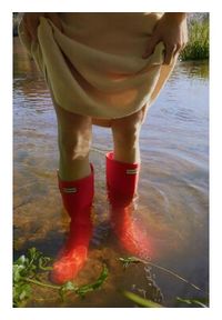 Hunter Kalosze HFW-006 Czerwony. Kolor: czerwony. Materiał: syntetyk #6