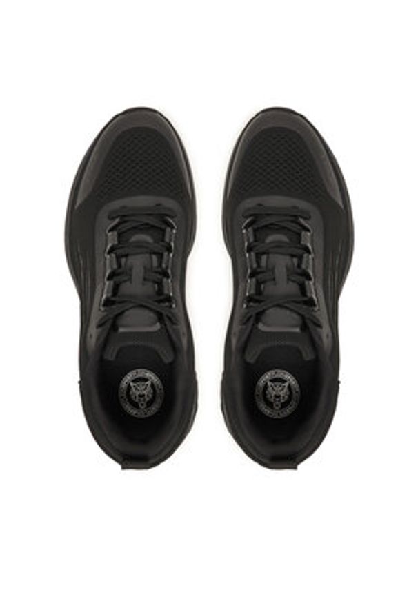 Plein Sport Sneakersy FAES USC0779 STE003N Czarny. Kolor: czarny. Materiał: materiał