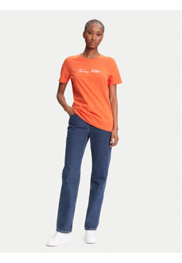 TOMMY HILFIGER - Tommy Hilfiger Jeansy Classic WW0WW45672 Niebieski Straight Fit. Kolor: niebieski