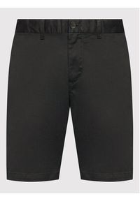 TOMMY HILFIGER - Tommy Hilfiger Szorty materiałowe Brooklyn MW0MW23563 Czarny Regular Fit. Kolor: czarny. Materiał: bawełna #3