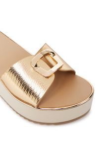 Aldo Klapki Menhaden 14190473 Złoty. Kolor: złoty. Materiał: skóra #6