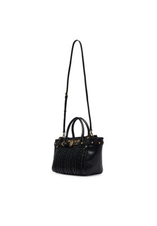 Just Cavalli Torebka 80RA4BG2 ZSD90 Czarny. Kolor: czarny. Materiał: skórzane