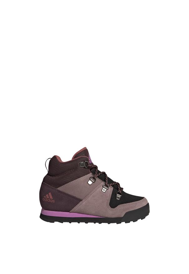 Adidas - Terrex Climawarm Snowpitch Winter Shoes. Kolor: fioletowy, różowy, wielokolorowy. Technologia: ClimaWarm (Adidas). Sezon: zima. Model: Adidas Terrex. Sport: turystyka piesza