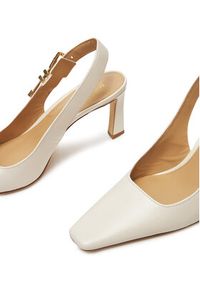 MICHAEL Michael Kors Sandały Darrington Sling Pump 40F4DTMP3L Écru. Materiał: skóra