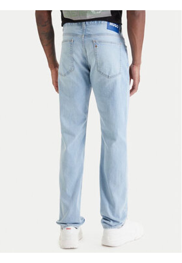 Hugo - HUGO Jeansy Ash 50555954 Niebieski Slim Fit. Kolor: niebieski