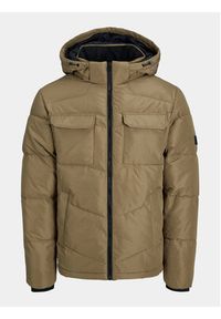 Jack & Jones - Jack&Jones Kurtka zimowa 12236044 Brązowy Regular Fit. Kolor: brązowy. Materiał: syntetyk. Sezon: zima