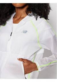 New Balance Bluza techniczna WJ01268 Biały Relaxed Fit. Kolor: biały. Materiał: syntetyk
