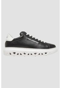 Karl Lagerfeld - KARL LAGERFELD Czarne męskie sneakersy KAPRI KITE, Rozmiar 43. Kolor: czarny