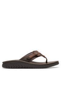 Japonki Clarks. Kolor: brązowy