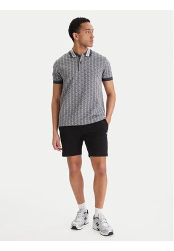 Lacoste Szorty sportowe GH0886 Czarny Regular Fit. Kolor: czarny. Materiał: bawełna. Styl: sportowy
