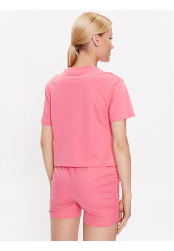 Guess T-Shirt Edwina V3GI08 I3Z14 Różowy Regular Fit. Kolor: różowy. Materiał: bawełna