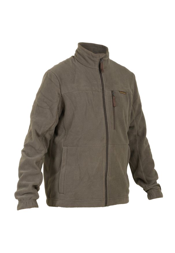 Polar myśliwski SOLOGNAC 300. Kolor: zielony, brązowy, wielokolorowy. Materiał: poliester, materiał