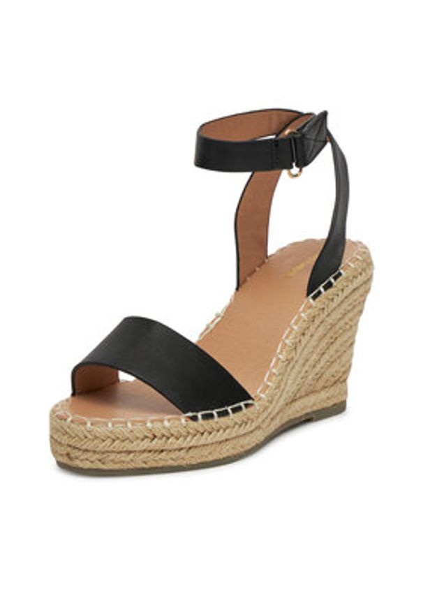 DeeZee Espadryle JSZ2022-06 Czarny. Kolor: czarny. Materiał: syntetyk, materiał