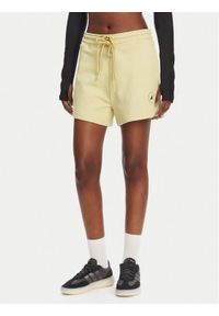 Adidas by Stella McCartney - adidas by Stella McCartney Szorty sportowe Stella McCartney True Casuals JI5059 Żółty Loose Fit. Kolor: żółty. Materiał: bawełna