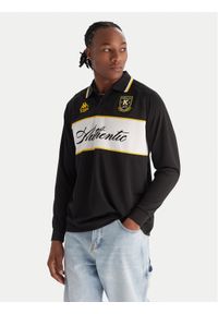 Kappa Polo Authentic Odran 321Y3PW Czarny Regular Fit. Typ kołnierza: polo. Kolor: czarny. Materiał: syntetyk #1