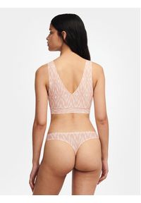 Chantelle Biustonosz top Soft Stretch C11D10 Różowy. Kolor: różowy. Materiał: syntetyk