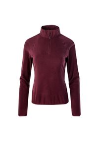Iguana - Polarowy Top Damski Produkt Termiczny Vilos. Kolor: czerwony, brązowy, wielokolorowy. Materiał: polar. Sport: turystyka piesza