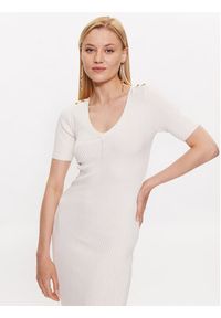 Marciano Guess Sukienka dzianinowa 3YGK01 5613Z Biały Bodycon Fit. Kolor: biały. Materiał: wiskoza. Typ sukienki: bodycon #2