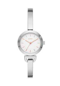 DKNY - Dkny zegarek NY2991 damski kolor srebrny. Kolor: srebrny. Materiał: materiał #1