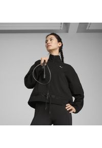 Puma - Damska kurtka LACE PUMA Black. Typ kołnierza: kaptur. Kolor: czarny. Sport: turystyka piesza
