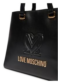 Love Moschino - LOVE MOSCHINO Torebka JC4365PP0LK1200A Czarny. Kolor: czarny. Materiał: skórzane #5