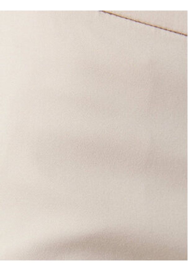 Morgan Spodnie materiałowe 211-PROSY.F Beżowy Slim Fit. Kolor: beżowy. Materiał: syntetyk
