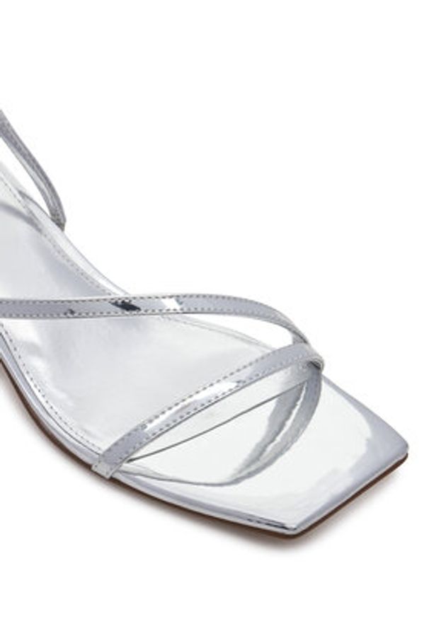 Aldo Sandały Ferra 13966761 Srebrny. Kolor: srebrny. Materiał: skóra