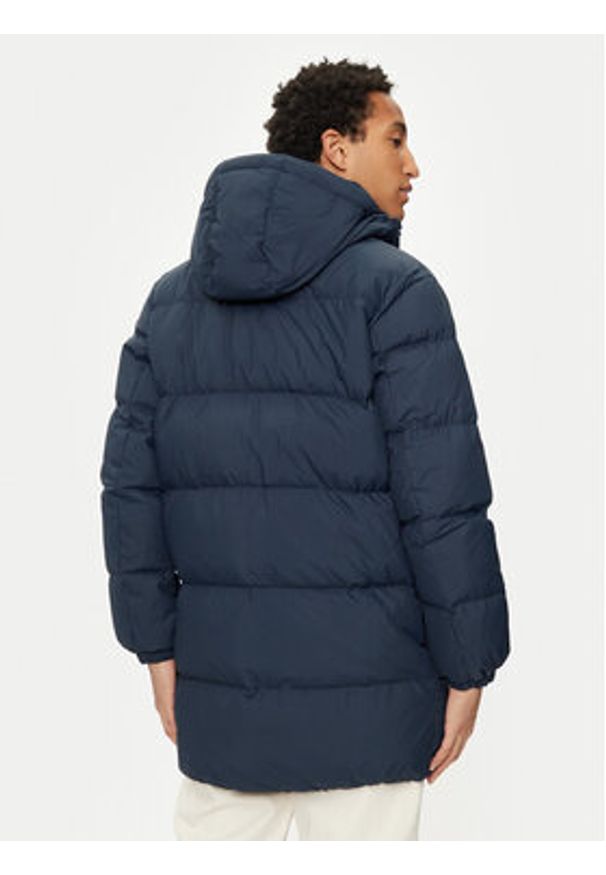 Tommy Jeans Kurtka puchowa Essential DM0DM20466 Granatowy Regular Fit. Kolor: niebieski. Materiał: syntetyk