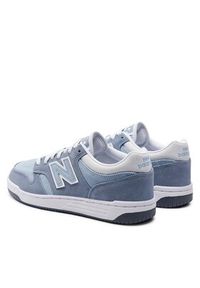New Balance Sneakersy BB480LEB Szary. Kolor: niebieski