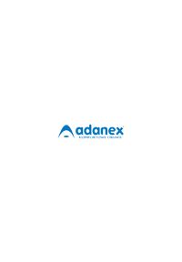 Adanex - ADANEX FBP6 FUSSBETT 17010 GR/CZ granat/czarny, kapcie damskie. Kolor: czarny, niebieski. Materiał: futro #5