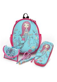 Manfrotto - WEDO Kinder-Rucksack Meerjungfrau mit Netztaschen innen/auße