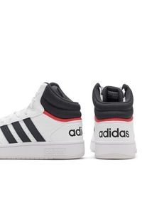 Adidas - adidas Sneakersy HOOPS 3.0 MID GY5543 Biały. Kolor: biały. Materiał: materiał #6