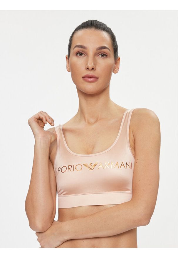 Emporio Armani Underwear Biustonosz top 164710 3F235 03050 Beżowy. Kolor: beżowy. Materiał: syntetyk