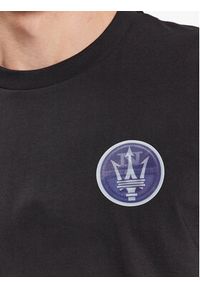 North Sails T-Shirt MASERATI 453011 Czarny Regular Fit. Kolor: czarny. Materiał: bawełna
