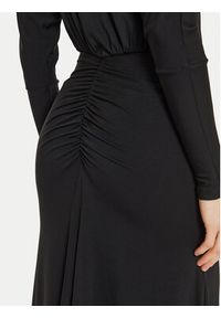 Pinko - PINKO Sukienka dzianinowa 104455 A29B Czarny Regular Fit. Kolor: czarny. Materiał: syntetyk