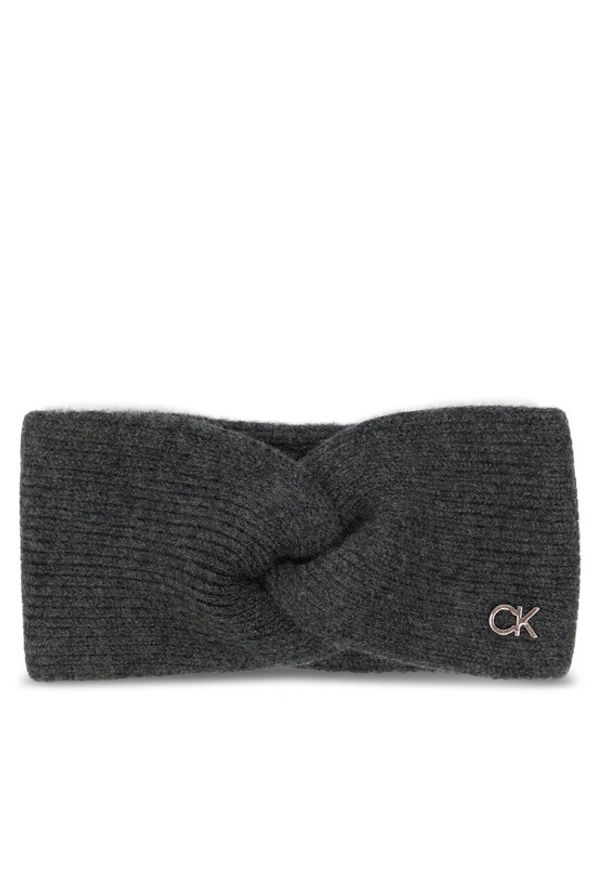 Calvin Klein Opaska materiałowa Chunky K60K612872 Czarny. Kolor: czarny. Materiał: wełna