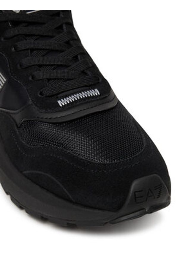 EA7 Emporio Armani Sneakersy X8X186 XK401 D190 Czarny. Kolor: czarny. Materiał: materiał