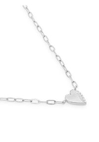 Guess Naszyjnik JUBN06 087JW Srebrny. Materiał: metalowe. Kolor: srebrny #2