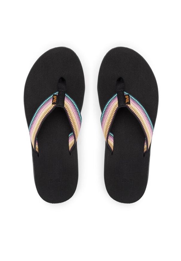 Teva Japonki Voya Flip 1019040 Czarny. Kolor: czarny. Materiał: materiał