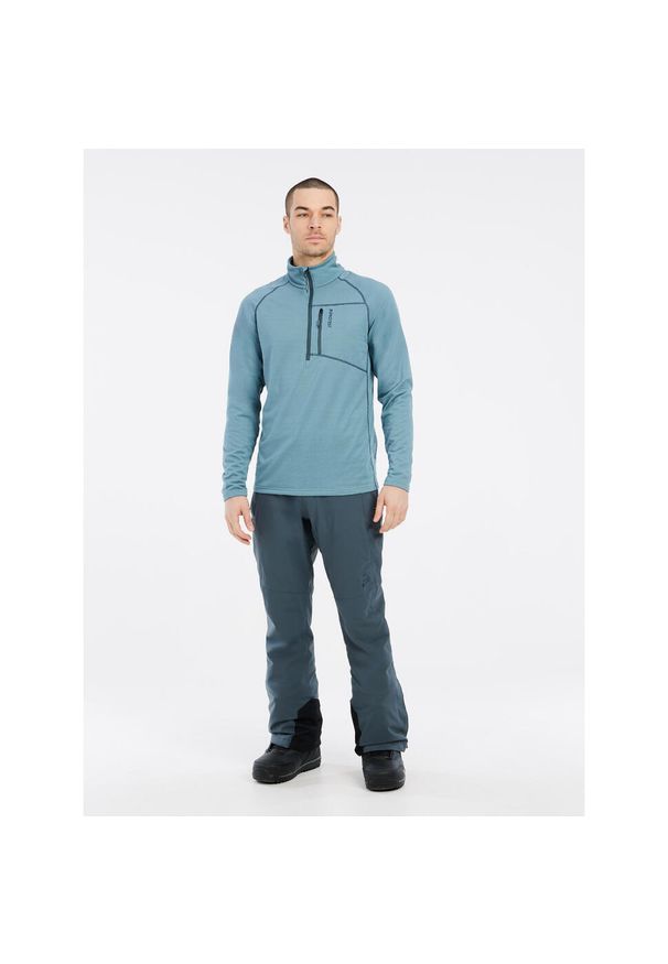Polar 1/4 zip Protest Kody. Kolor: niebieski. Materiał: polar. Sezon: zima. Sport: narciarstwo