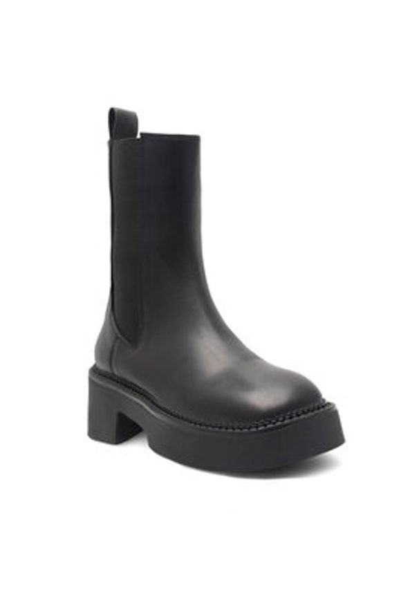 Gino Rossi Sztyblety PESARO-24740 Czarny. Kolor: czarny. Materiał: skóra