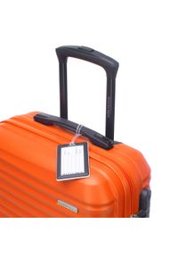 Wittchen - Mała walizka z zawieszką pomarańczowa. Kolor: pomarańczowy. Materiał: guma #5