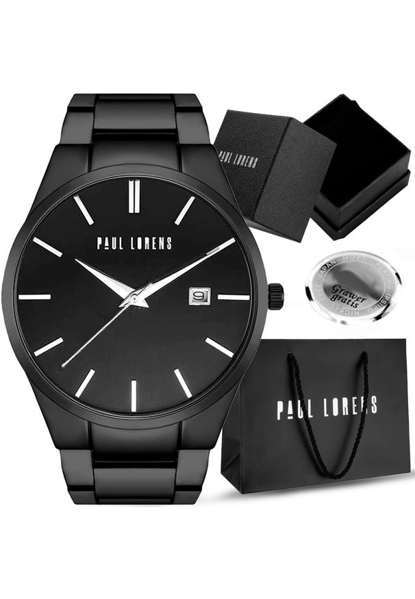 Zegarek Paul Lorens Zegarek męski TATLOW-PROF Z GRAWEREM