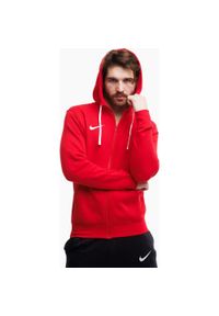 Bluza sportowa męska Nike Park 20 Hoodie. Kolor: czerwony. Długość rękawa: długi rękaw. Styl: sportowy