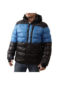 PEAK MOUNTAIN - Kurtka narciarska Peak Mountain Captin. Kolor: wielokolorowy, niebieski, czarny. Materiał: puch. Sezon: zima. Sport: narciarstwo #1