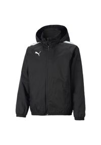 Kurtka dziecięca Puma Team Liga All Weather. Kolor: wielokolorowy, czarny, biały