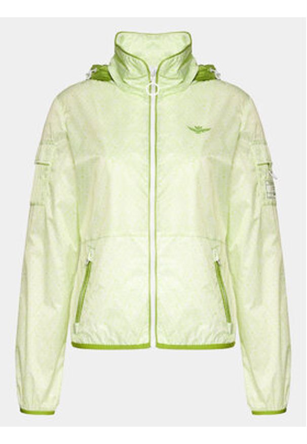 Aeronautica Militare Kurtka przejściowa 241AB2163DCT3287 Zielony Regular Fit. Kolor: zielony. Materiał: syntetyk