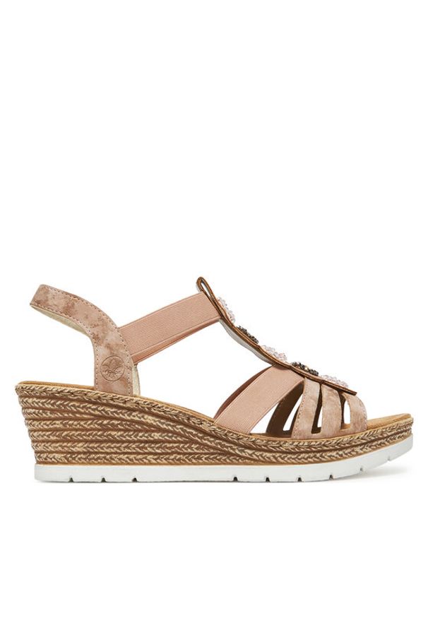 Rieker Sandały CEO-619B2-31 Różowy. Kolor: różowy. Materiał: syntetyk